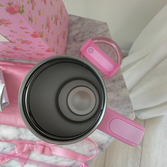 🎀 STANLEY x LoveShackFancy Quencher H2.0 Flowstate Tumbler 30oz Ibiza Sunset - Picture 8 of 12